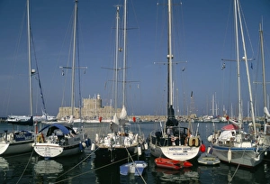 Rhodes Town Prints: Mandraki harbour