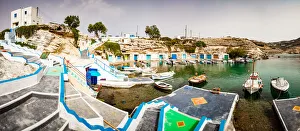 Mandrakia Prints: Mandrakia traditional fishing village, Milos, Cyclades, Aegean Sea, Greek Islands, Greece