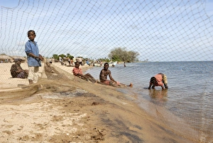 Images Dated 17th February 2008: Mangochi beach, Lake Malawi, Malawi, Africa