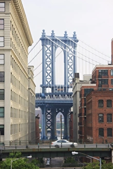 Blurry Prints: Manhattan Bridge, DUMBO, Brooklyn, New York City, New York, United States of America