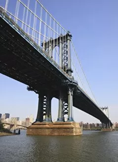 Images Dated 23rd May 2009: Manhattan Bridge spanning the East River, New York City, New York, United States of America