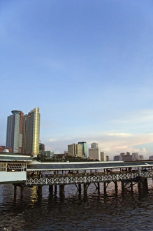 Manila Prints: Manila Bay and city skyline at sunset