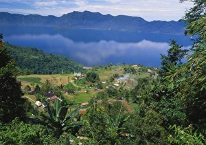 Sumatra Prints: Maninjau and Maninjau Lake, Sumatra, Indonesia