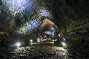 Jejudo Prints: Manjanggul longest lava tube system in the world on the island of Jejudo