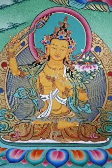 Images Dated 25th July 2007: Manjushri, divinity of knowledge, Kopan monastery, Kathmandu, Nepal, Asia