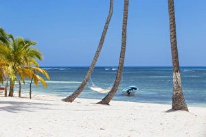 Hammock Prints: Mano Juan, a picturesque fishing village, Saona Island, Parque Nacional del Este