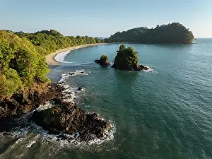 Puntarenas Province Prints: Manuel Antonio Beach, Manuel Antonio National Park