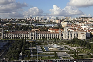 The Manueline Hieronymites Monastery, UNESCO World Heritage Site, on Empire Square