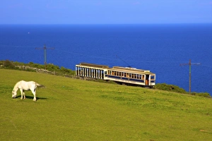 Train Carriage Prints: Manx Electric Railway, Isle of Man, Europe
