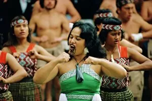 Dance Collection: Maori Poi dancers