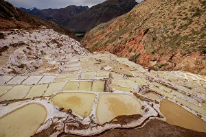 Maras Salt Mines (Salineras de Maras), Peru, South America