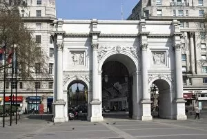 Images Dated 5th April 2009: Marble Arch and Oxford Street, London, England, United Kingdom, Europe