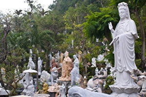 Objects Prints: Marble artwork for sale, Marble mountain, Vietnam, Indochina, Southeast Asia, Asia