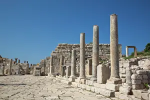 Preserved Prints: Marble Columns, Harbor Street, 2nd Century BC
