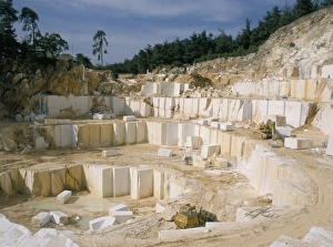 Quarry Prints: Marble quarry