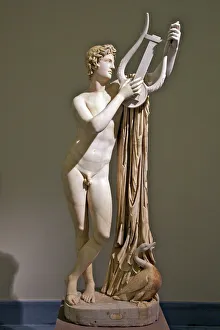 Images Dated 28th April 2010: Marble sculpture of Pothos, 2nd century AD, National Archaeological Museum, Naples, Campania, Italy
