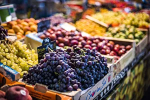 Provence Alpes Cote Dazur Prints: Marche Provencal, the covered market in Antibes, Provence-Alpes-CA'te d Azur