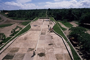 Measurement Prints: Marco zero, the line of the Equator, Macapa, Brazil, South America