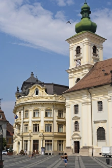 Images Dated 22nd June 2009: Mare square, Sibiu, Transylvania, Romania, Europe