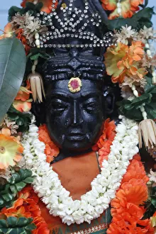 Close Up View Gallery: Mariamman Hindu Temple, Goddess Periyachi Amman, Ho Chi Minh City, Vietnam, Indochina