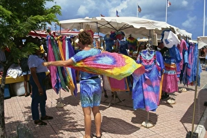 Stalls Prints: Marigot, St. Maarten, Leeward Islands, West Indies, Caribbean, Central America