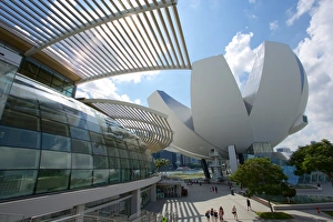 Curved Prints: Marina Bay, Art Science Museum, Singapore, Southeast Asia
