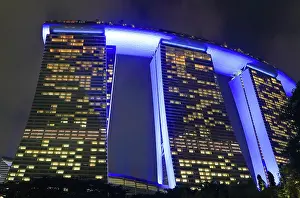 Nightlife Prints: Marina Bay Sands Hotel, Singapore