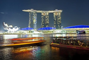 Marina Bay Prints: Marina Bay Sands, Marina Bay, Singapore, Southeast Asia, Asia