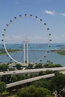 Ferris Wheel Collection: Marina Bay, Singapore Flyer, Singapore, Southeast Asia