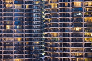 Marina City Prints: Marina City, Chicago, Illinois, United States of America, North America