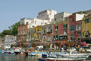 Vacation Destination Prints: Marina Grande of Sancio Cattolico, Procida Island, Campania region, Italy, Europe