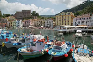 Typically Italian Prints: Marina Grande, Sorrento, Costiera Amalfitana (Amalfi Coast), UNESCO World Heritage Site