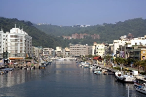 Taiwan Prints: Marina and harbour, Kaohsiung, Taiwan, Asia