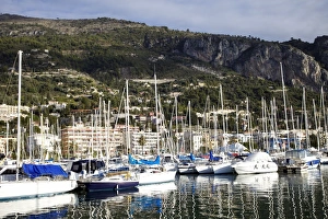 Menton Prints: Marina, Menton, Alpes-Maritimes, Provence, Cote d Azur, French Riviera