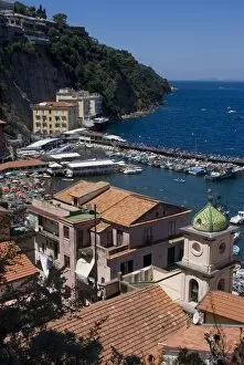 Images Dated 1st August 2010: The Marina Piccola (small marina), Sorrento, UNESCO World Heritage Site