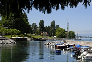 Lake Geneva Prints: Marina, Quai Baron de Blonay