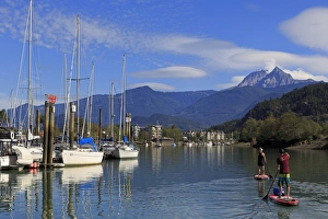 Canadian Culture Prints: Marina, Squamish, Vancouver, British Columbia, Canada, North America