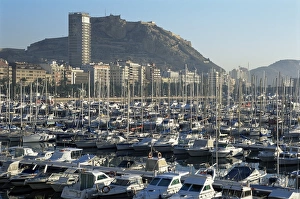 Alicante Prints: Marina and view to Castillo