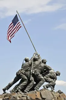 Patriotism Prints: US Marines Iwo Jima monument, Arlington National Cemetery, Virginia