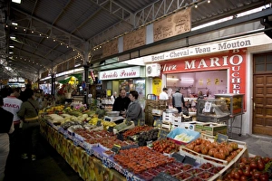 Cote Dazur Prints: Market, Antibes, Alpes Maritimes, Provence, Cote d Azur, French Riviera