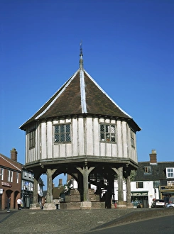 Norfolk Prints: Market Cross, Wymondham, Norfolk, England, United Kingdom, Europe