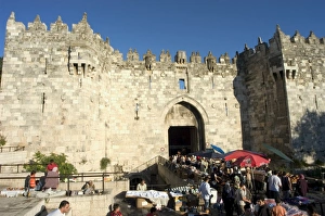 City Gate Prints: Market at the Damascus Gate