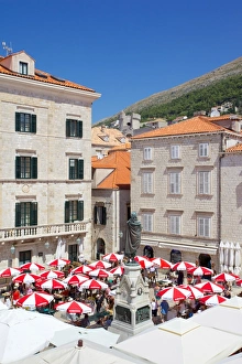 Market, Gunduliceeva Poljana, Dubrovnik, Dalmatia, Croatia, Europe