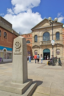 Derby Prints: Market Hall Entrance, Derby, Derbyshire, England, United Kingdom, Europe