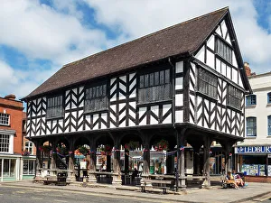 Herefordshire Prints: Market Hall, Ledbury, Herefordshire, England, United Kingdom, Europe