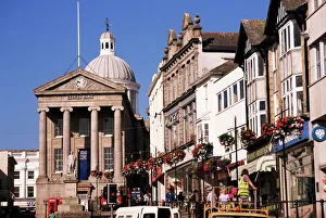 Market House dating from 1838, Market Jew Street, Penzance, Cornwall, England