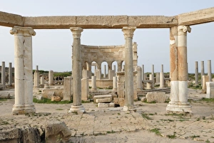 Market, Leptis Magna