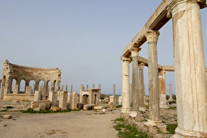 Market, Leptis Magna