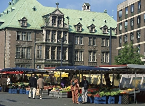 Marktplatz Prints: Market in Marktplaz