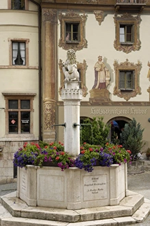 Berchtesgaden Prints: Market Platz, Berchtesgaden, Bavaria, Germany, Europe